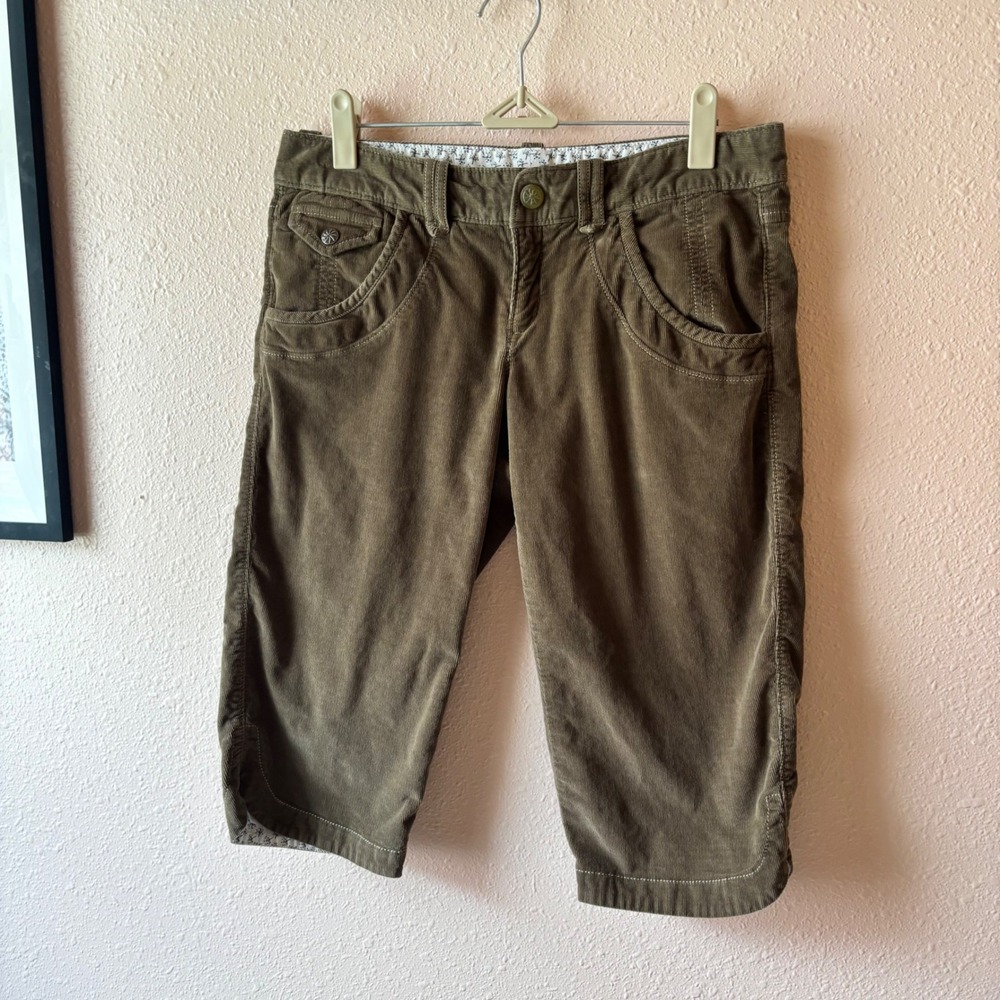 Y2K Gorpcore Low Rise Corduroy Athleta Capris - Picture 2 of 6